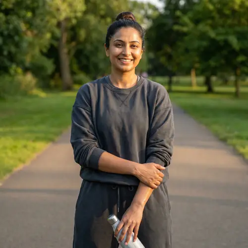 Physically Fit South Asian Individual | Vibrant Energy and Robust Well-being