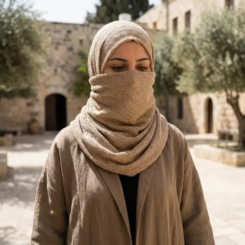 Elegant Beige Hijab Styles for Women