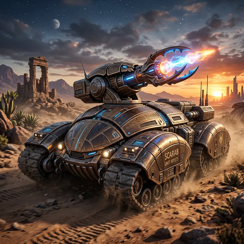 Scarab Tank - Advanced Armor with Energy Cannon