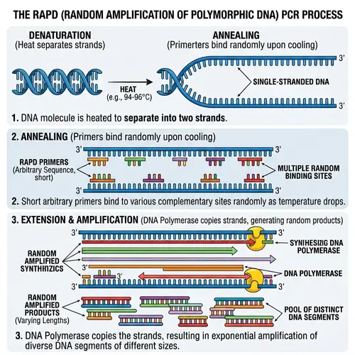 RAPD PCR Process: Steps and Result | Illustration