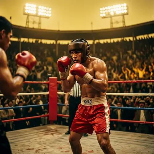 Epic Boxing Match in Historic Stadium