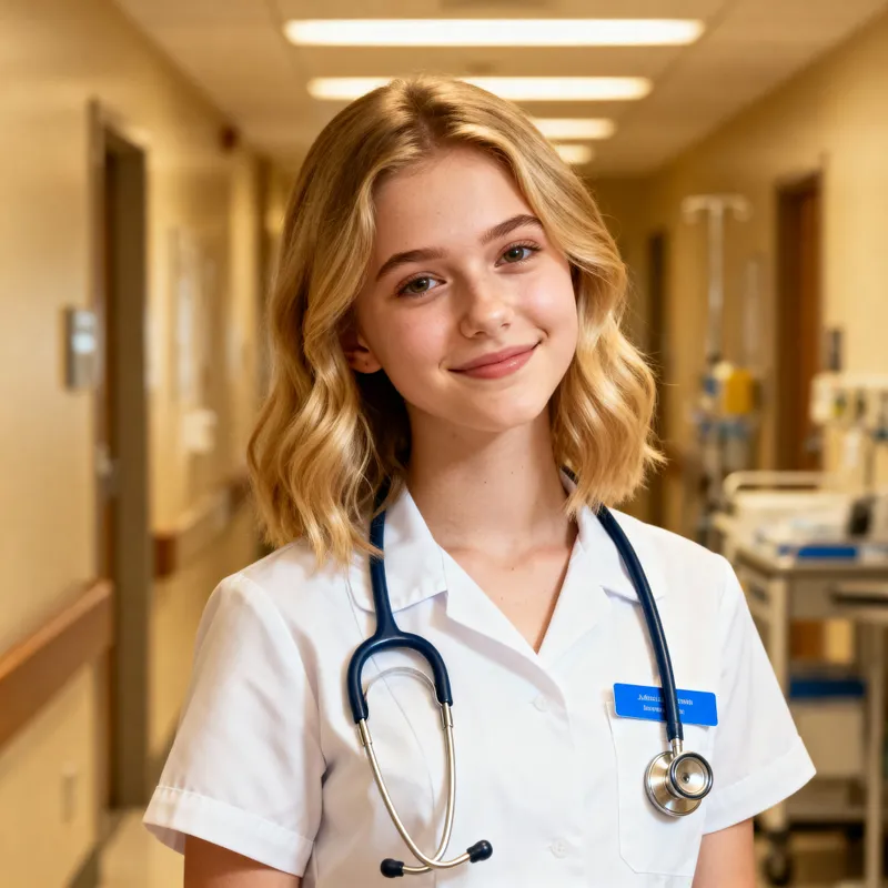 18-Year-Old Blonde Nurse: A Bright Future