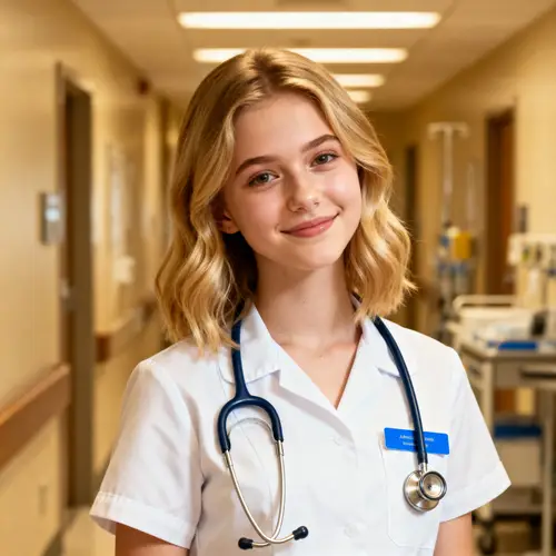 18-Year-Old Blonde Nurse: A Bright Future