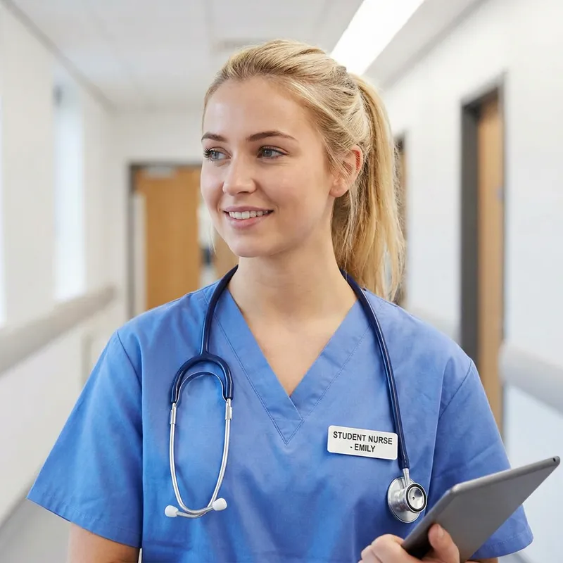 18-Year-Old Blonde Nurse: A Bright Future