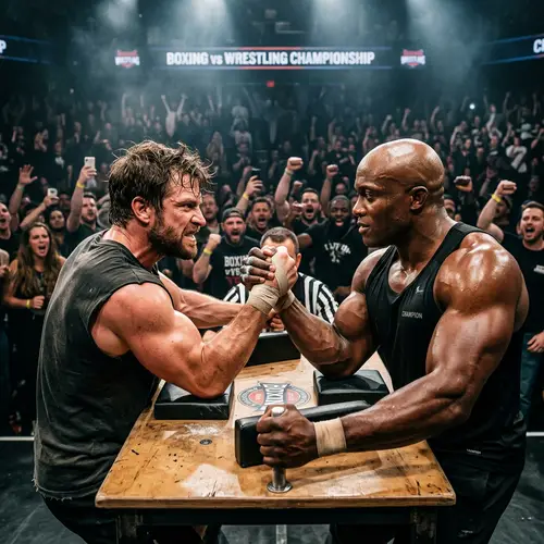 Rocky vs Apollo Creed Arm-Wrestling Match | Epic Battle Image