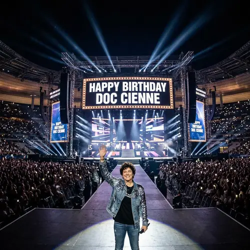 Grand Concert Stage for Doc Cienne's Birthday