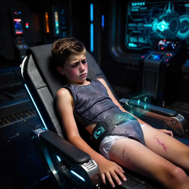 Teenager's Embarrassing Moment with Robot Diaper