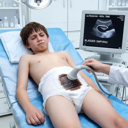 Teenage Medical Test: Ultrasound in Action