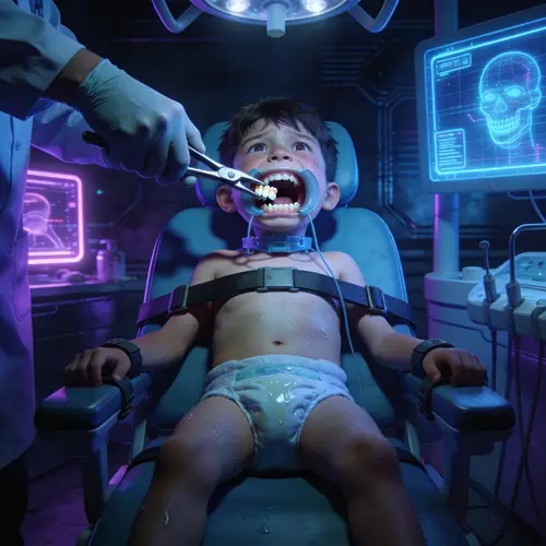 12-Year-Old Boy's Dentist Struggle: A Disturbing Scene