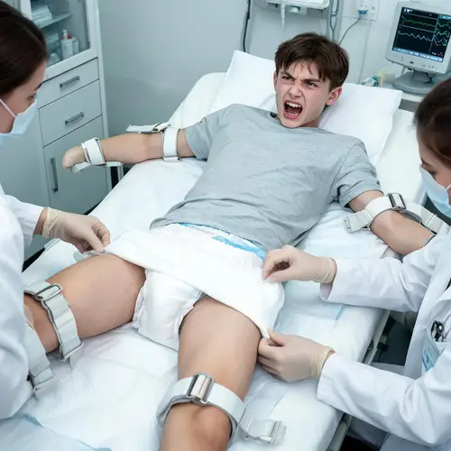 Uncomfortable Laboratory Examination for Teenager