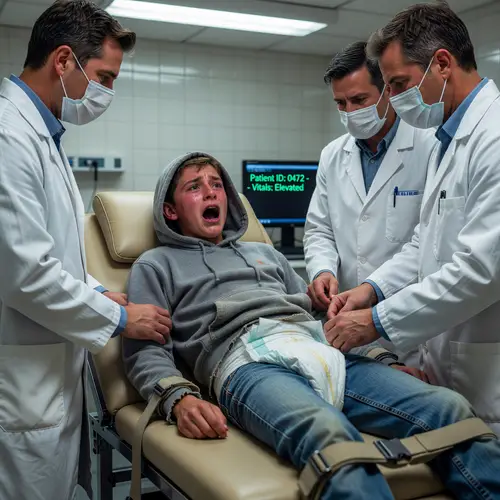 Teenager's Discomfort in Medical Examination