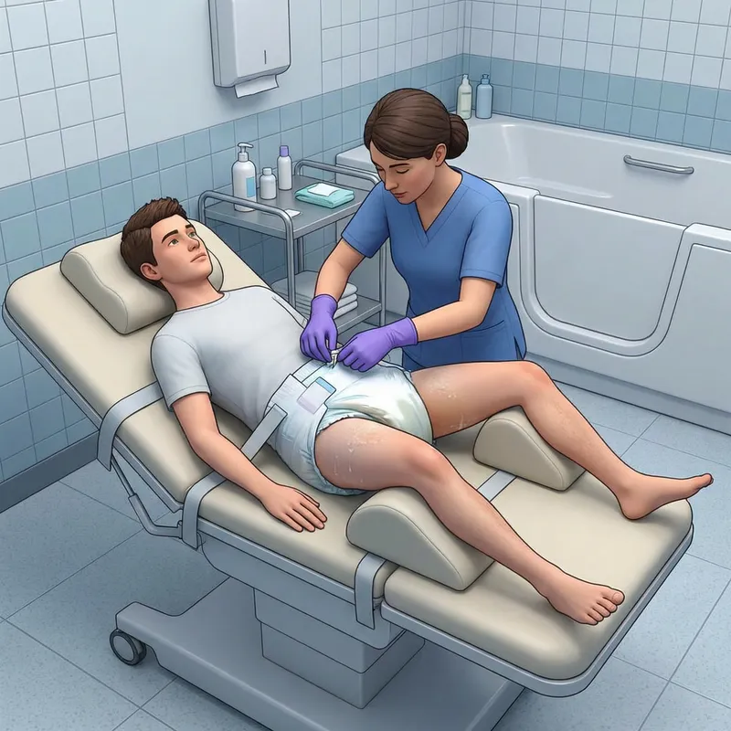 Diaper Change Procedures for Trainee Care