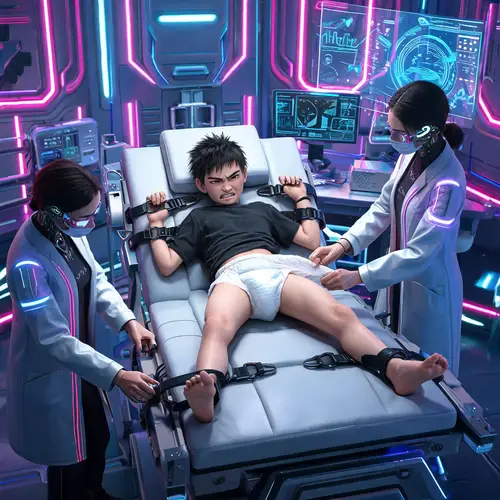 Cyberpunk Teen Experiment: A Disturbing Encounter