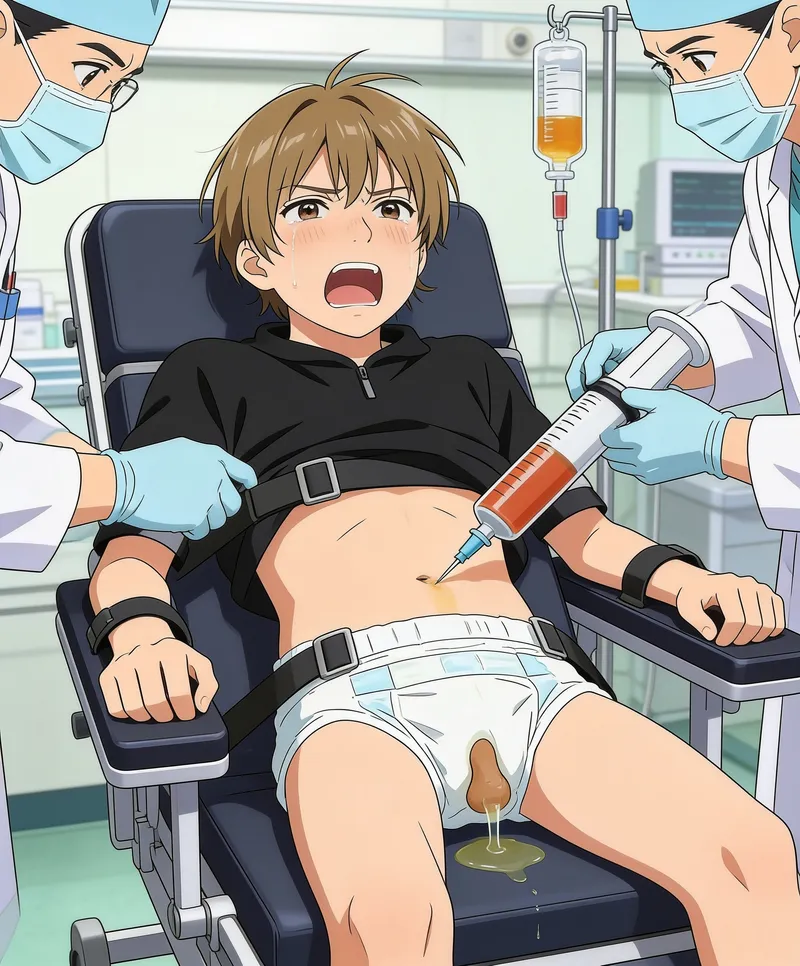 Anime Transformation of Hospital Scene Anime Transformation of Hospital Scene