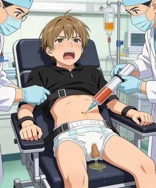 Anime Transformation of Hospital Scene