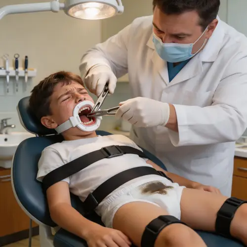 Painful Dentist Visit for a 12-Year-Old Boy