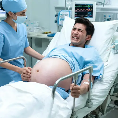 Unique Experience: A Pregnant Man in Delivery Room