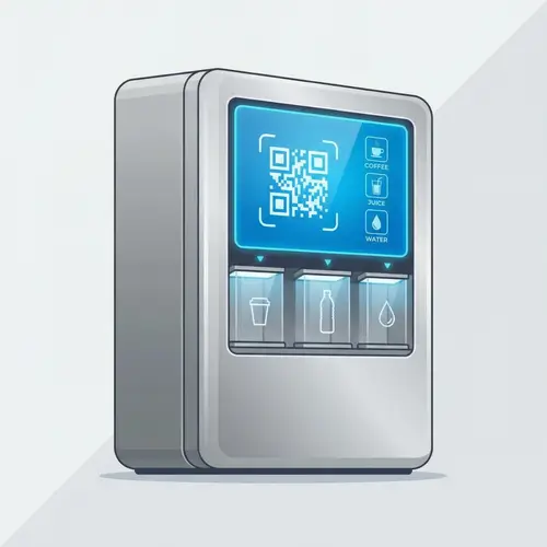 State-of-the-Art Vending Machine with Touchscreen Interface