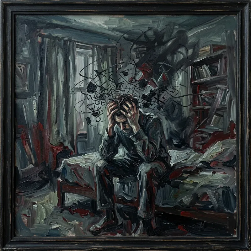 Anxiety in Art: Expressive Painting Insights