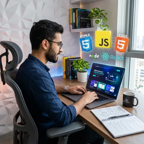 Professional Web Developer Portfolio Showcase