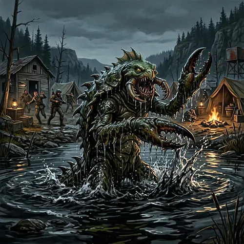 Realistic Mirelurk King Illustration from Fallout 3