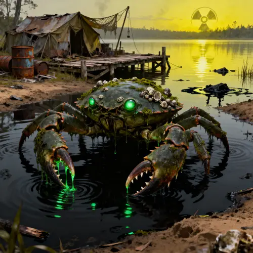 Realistic Mirelurk King Illustration from Fallout 3