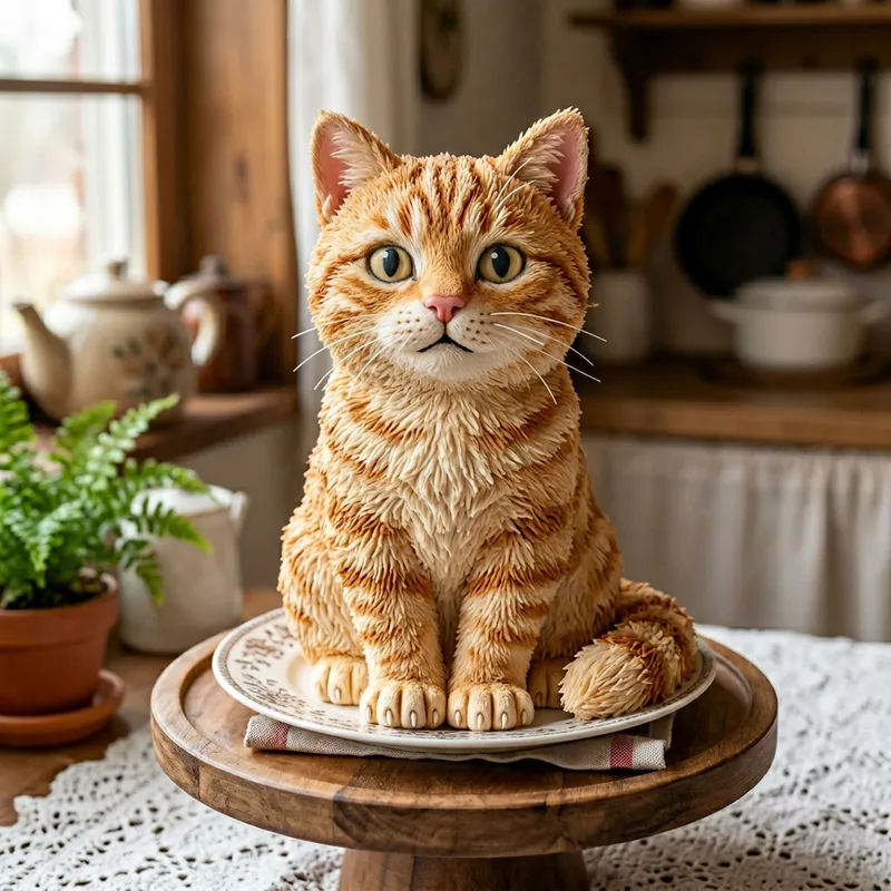 Cat-Shaped Cake: Purrfect for Any Celebration
