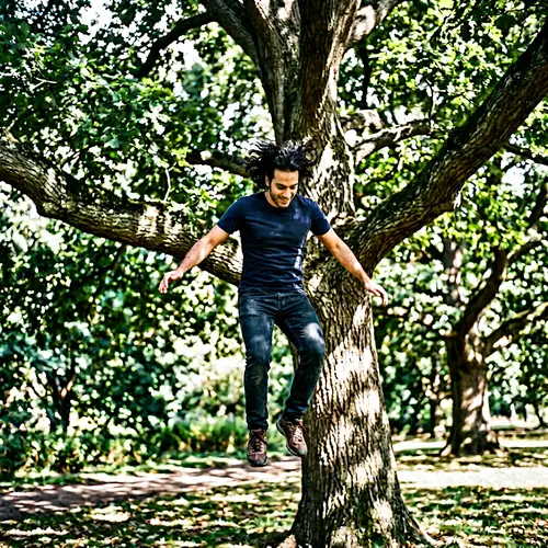 Fayez Jumping From Tall Tree - Exhilarating Moment Captured