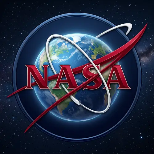 Enhanced NASA Logo Design - Modern, Sharp & Vibrant