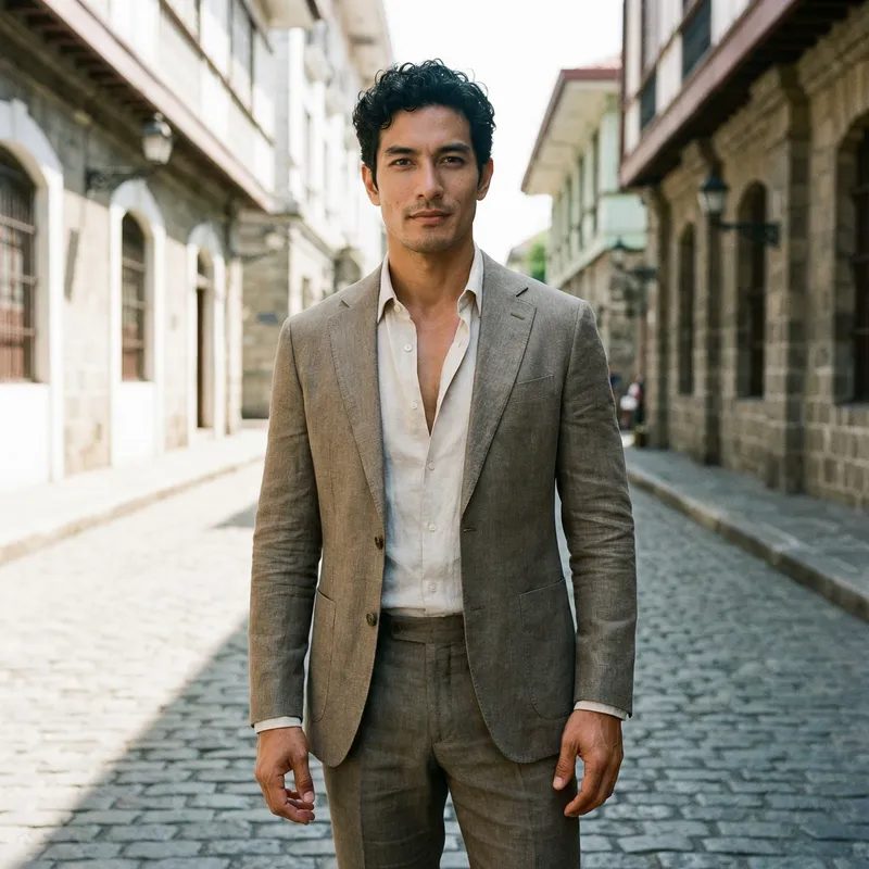 Handsome 35-Year-Old Man of Mixed Ancestry