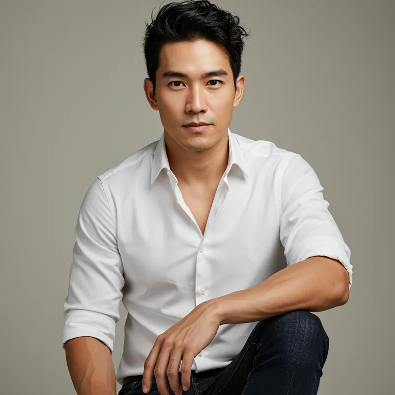 Handsome 35-Year-Old Man of Mixed Ancestry