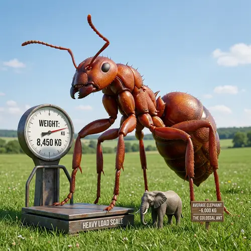 Gigantic Ant Heavier Than an Elephant