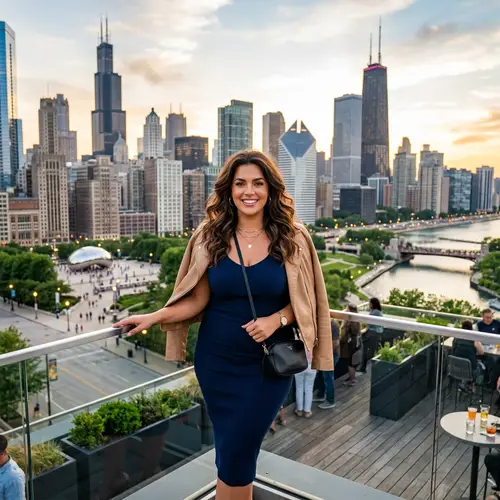 Stunning Brunette Curvy Woman in Chicago | Exotic Facebook Ad