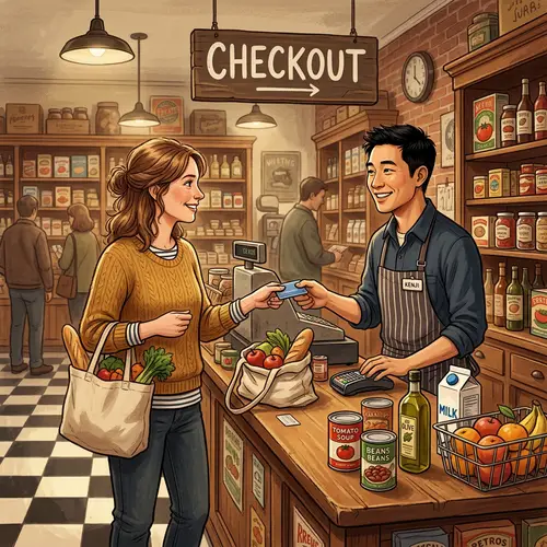 Traditional Retail Checkout Experience