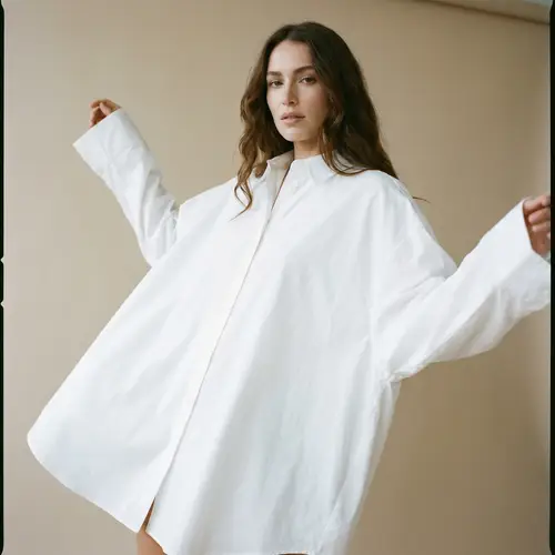 Oversized White Shirt for Women | Chic & Casual Style