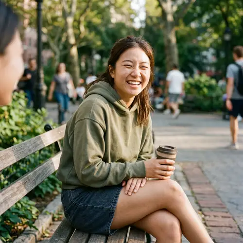 Captivating Asian Thighs and Eyes
