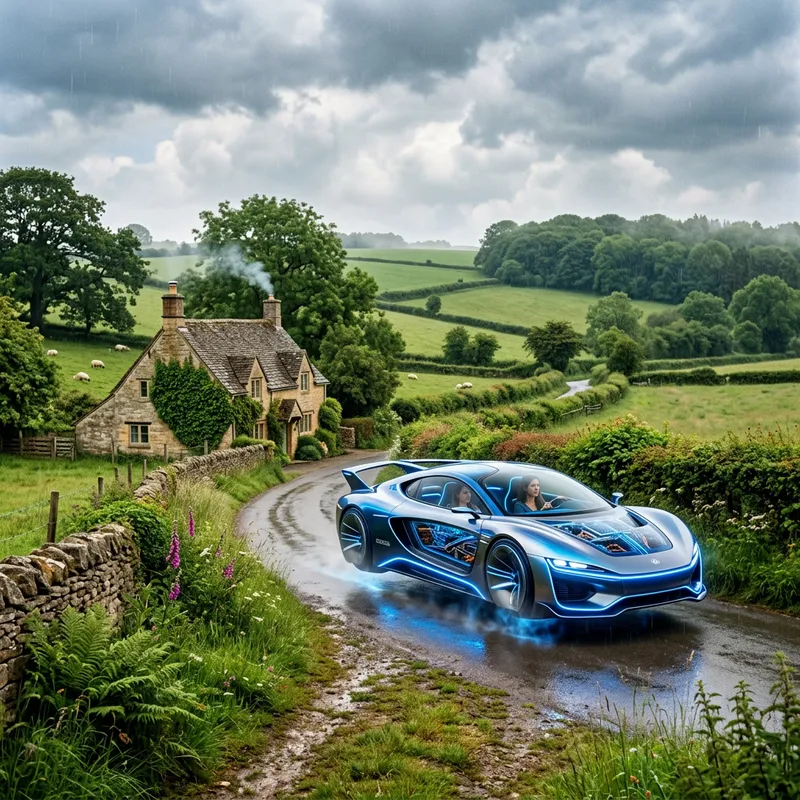 Futuristic Car in England | Innovative Design