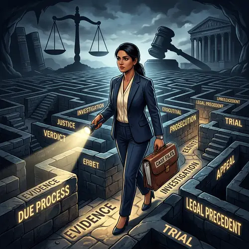 Female South Asian Law Expert Navigates Criminal Justice Maze