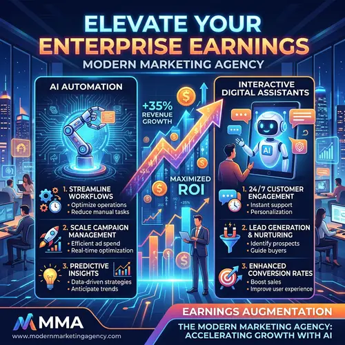 Boost Enterprise Earnings with AI Automation - Modern Marketing Agency