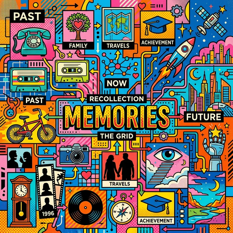 Pop Art Memories: A Colorful Collage Experience