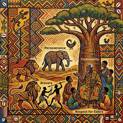 Life Lessons Through African Art: Symbolic Motifs & Vibrant Colors