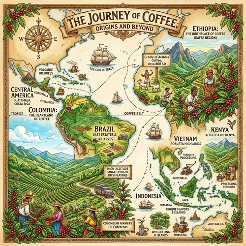 Discover Coffee Origins: Ethiopia to Colombia and Beyond