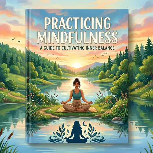 Practicing Mindfulness: Cultivating Inner Balance - Book Cover Illustration