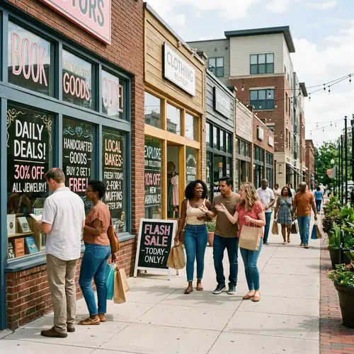 Bustling Local Business Scene | Vibrant Community Support