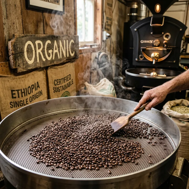 Organic Freshly Roasted Coffee Beans