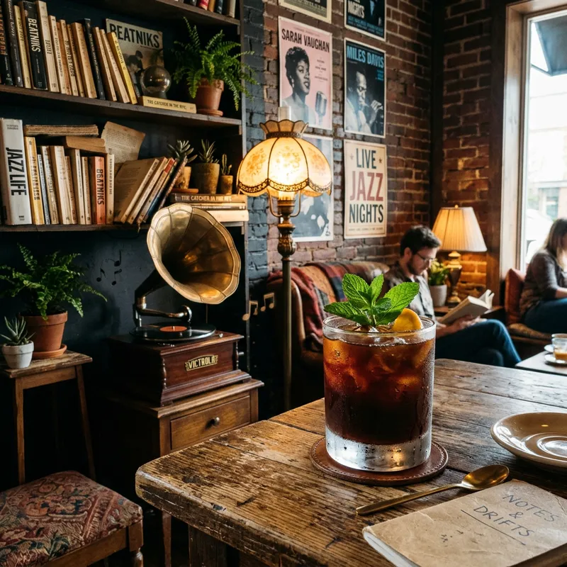 Vintage Vibes Cold Brew Coffee | Relaxing Hipster Cafe Ambiance