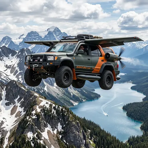 4x4 Truck: Fly and Navigate on Water Like a Boat