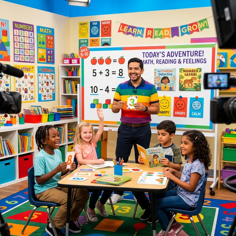 Engaging Kids' Program | Math, Reading & Emotions Boost