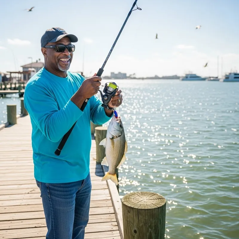 Catch Medium Saltwater Fish in Galveston