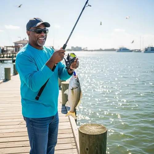 Catch Medium Saltwater Fish in Galveston